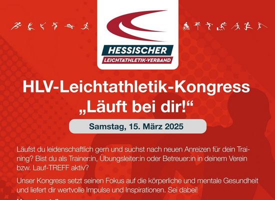 HLV Leichtathletik-Kongress "Läuft bei dir!" 