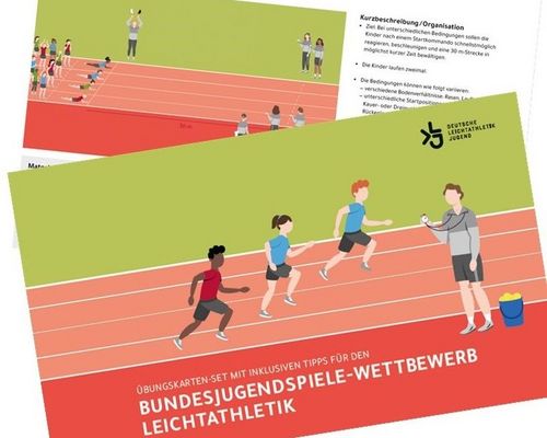 Bundesjugendspiele: Broschüre und Übungskarten-Set in gedruckter Form erhältlich