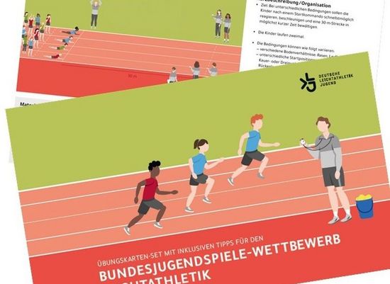 Bundesjugendspiele: Broschüre und Übungskarten-Set in gedruckter Form erhältlich